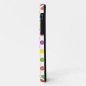 レインボーカラフル水玉模様パターン Case-Mate iPhoneケース (裏面/左)