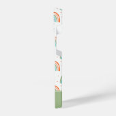 レインボーカラフル水玉模様パターン iPhoneケース (左側面)