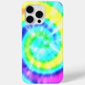 レインボーカラフル絞り染めパターン Case-Mate iPhoneケース (裏面)