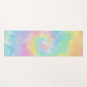 レインボーカラフル絞り染めヨガ ヨガマット (正面(横))