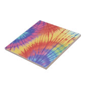 レインボーカラフル絞り染め タイル (側面)