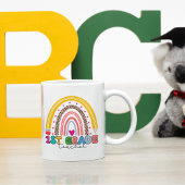 レインボーカラフル1年生先生 コーヒーマグカップ