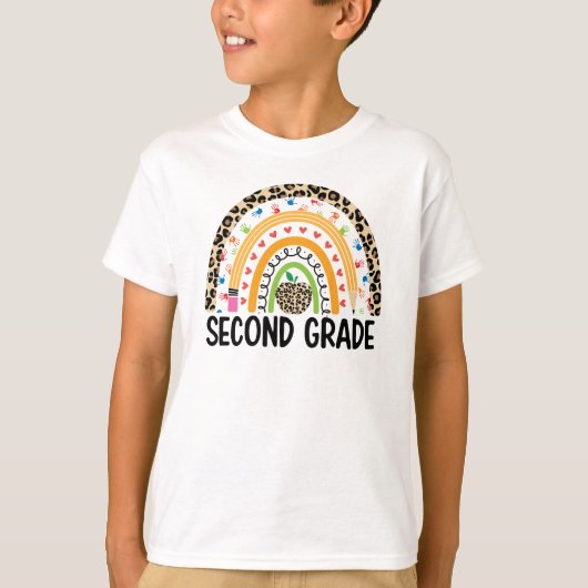 レインボーカラフル2年生 Tシャツ (正面)