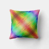 レインボーカラフル クッション (裏面)