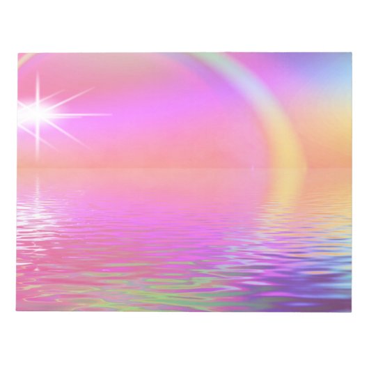 レインボーカラフル ノートパッド (正面)