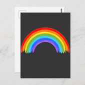 レインボーカラフルLGBTの平等な権利の愛 ポストカード (正面/裏面)