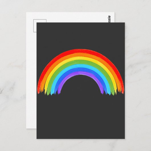 レインボーカラフルLGBTの平等な権利の愛 ポストカード (正面/裏面)