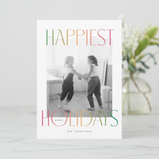 レインボーカラーで最も幸せな休日 シーズンカード (スタンド正面)