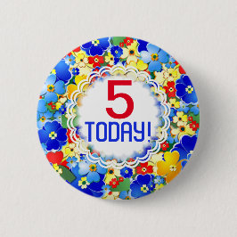 レインボーカラーのカスタマイズ可能な時代 缶バッジ