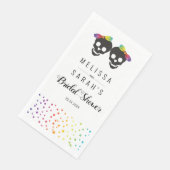 レインボーカラーのコンフェッティ レズビアン二人の花嫁 ウェディング (コーナー)