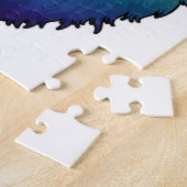 レインボーカラーのライオン ジグソーパズル (側面)