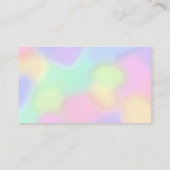 レインボーカラーの名刺 名刺 (裏面)