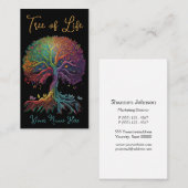 レインボーカラーの木 名刺 (正面/裏面)