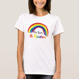 レインボーカラーのTシャツ Tシャツ