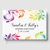 レインボーカラーはLGBTの葉を巻結婚く ゲストブック (正面)
