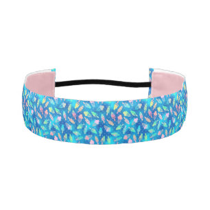 レインボーカラーアイスクリームスイーツ アスレチックヘッドバンド