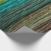 レインボーカラーウッドラッピング紙 ラッピングペーパー (角)