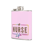 レインボーカラーエレガントの「ナースライフ」 フラスク (左)