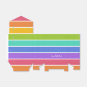 レインボーカラーカスタムのオファーボックス フェイバーボックス (折り畳みなし)