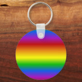 レインボーカラーカスタムキーチェーン キーホルダー (正面)