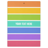 レインボーカラーカスタムクリップボード クリップボード (裏面)