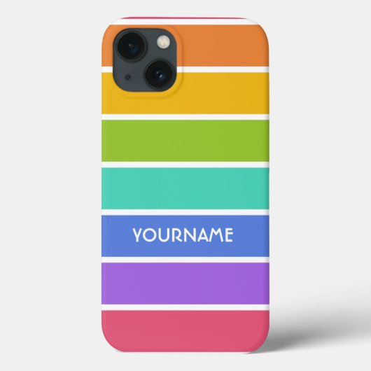 レインボーカラーカスタムケース Case-Mate iPhoneケース (裏面)