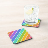 レインボーカラーカスタムコースター コースター (右側)