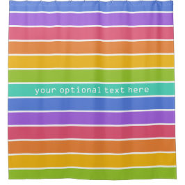 レインボーカラーカスタムシャワーカーテン シャワーカーテン
