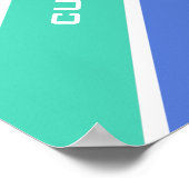 レインボーカラーカスタムポスター ポスター (角)