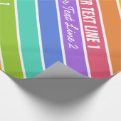 レインボーカラーカスタム紙 ラッピングペーパー (角)