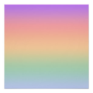 レインボーカラーグラデーションの背景 ポスター