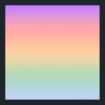 レインボーカラーグラデーションの背景 ポスター<br><div class="desc">虹のグラデーション色。</div>