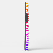 レインボーカラーグラデーショングラディエントヒョウ模様 Case-Mate iPhoneケース (裏面 / 右)