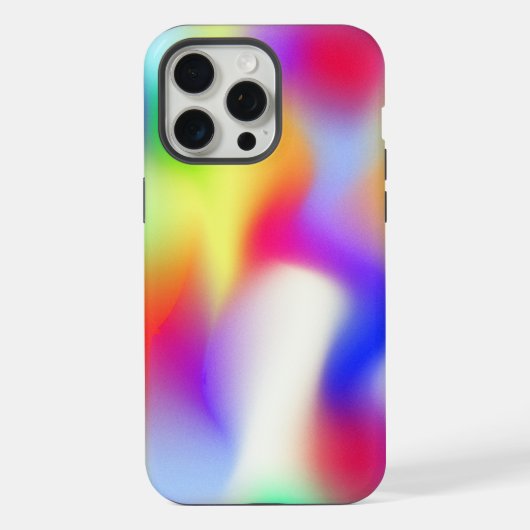レインボーカラーグラデーション iPhoneケース (裏面)