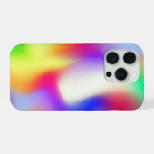 レインボーカラーグラデーション iPhoneケース (裏面横)