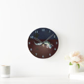 レインボーカラーゲッコ ラウンド壁時計 (ホーム)