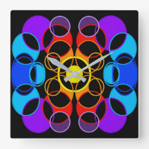 レインボーカラーサークルデザイン