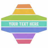 レインボーカラーズカスタム サッカーボール (フラット)