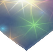 レインボーカラーズクリスマスパーティー星 テーブルクロス (アングル)