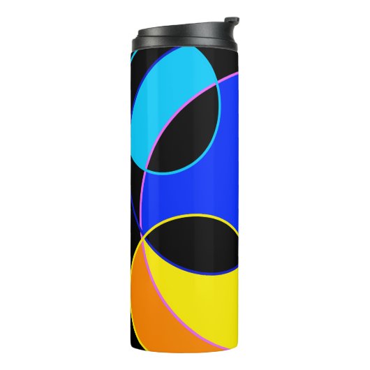 レインボーカラーズサークルデザイン タンブラー (回転左)