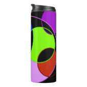レインボーカラーズサークルデザイン タンブラー (回転右)