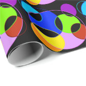 レインボーカラーズサークルデザイン ラッピングペーパー (ロールコーナー)