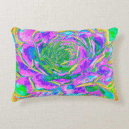 レインボーカラーズフィエスタジューセントセダムロゼット アクセントクッション