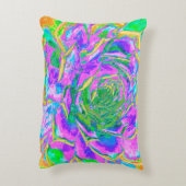 レインボーカラーズフィエスタジューセントセダムロゼット アクセントクッション (裏面(縦))