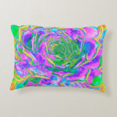 レインボーカラーズフィエスタジューセントセダムロゼット アクセントクッション (裏面)