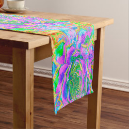 レインボーカラーズフィエスタジューセントセダムロゼット ショートテーブルランナー