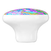 レインボーカラーズフィエスタジューセントセダムロゼット セラミックノブ (側面)