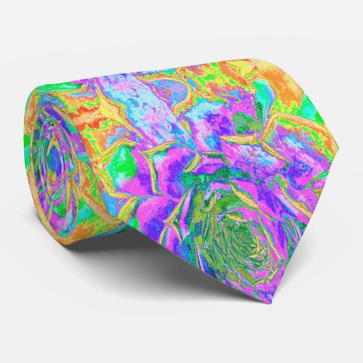 レインボーカラーズフィエスタジューセントセダムロゼット ネクタイ (ロール)