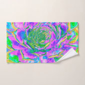 レインボーカラーズフィエスタジューセントセダムロゼット バスタオルセット (ハンドタオル)