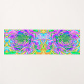 レインボーカラーズフィエスタジューセントセダムロゼット ヨガマット (正面(横))